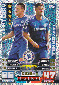 Terry Cahill Chelsea 2014/15 Topps Match Attax Duo #404